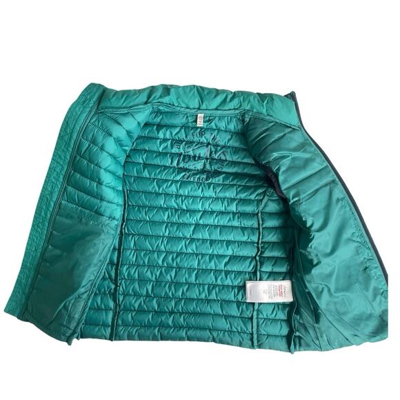 JOULES PUFFER CROFTON VEST KIDS SZ 5 TEAL GREEN POCKETS FULL ZIP MOCK NECK - Picture 10 of 13